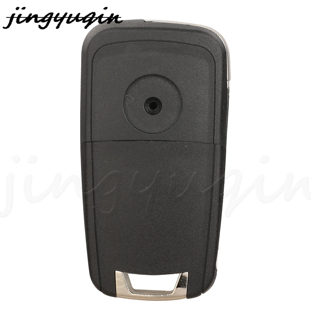 jingyuqin 2 Button Flip Remote Car Key 433MHz FSK ID70 Chip For Chevrolet Sail 2019 2020 2021+ Full Key Control Fob Uncut Blade