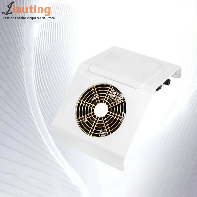 ネイルダストコレクター掃除機マニキュア機械ツール用プロフェッショナル強力なパワー40ワットハンドパッド付きネイル吸引ファン