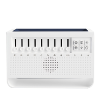 8 types White Noise Flame Diffuser Desktop Relax USB Humidifier 200ml Aroma Diffuser Ultrasonic Mist Maker With Night Light