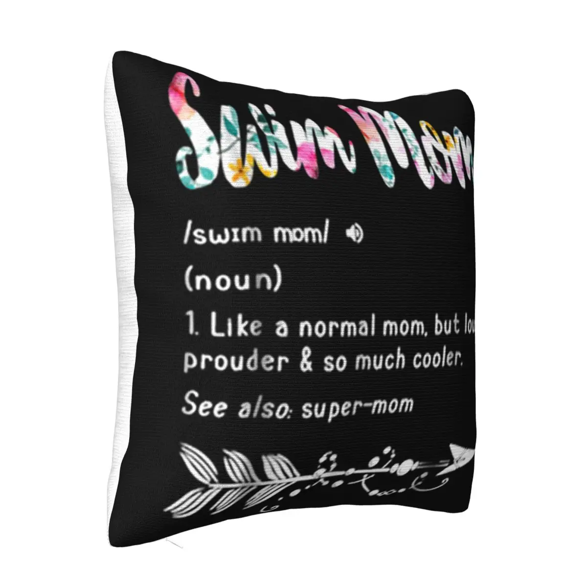 Awesome Swim Mom 8211 Mom Definition Mothers Day Hipster Original Farmhouse High Quality Tops Pillow Case