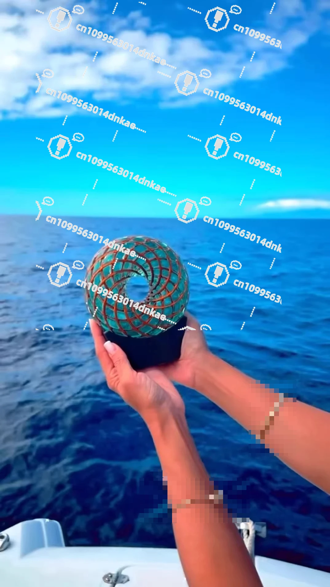 Diamond Ring C Power-on Frequency Modulation Magnetic Therapy Crystal Customized, Rodin Coil Vortex Field Energy