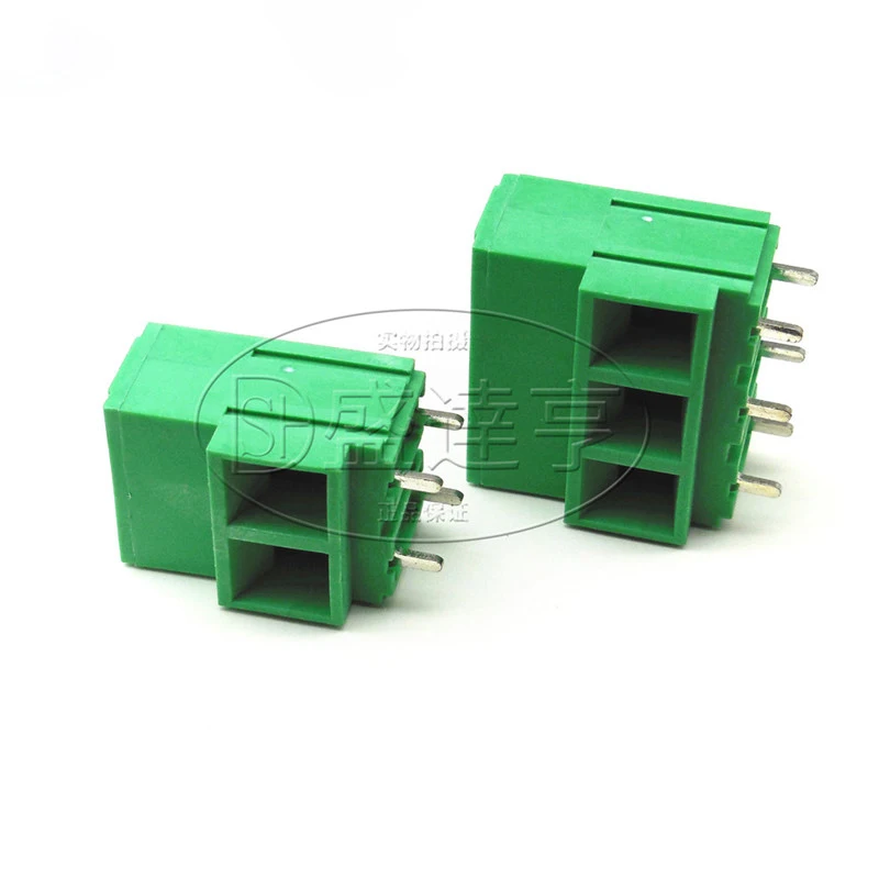 10Pcs/Lot PCB 135T-10.16mm 2P 3P The PCB terminal blocks are screw-type and can be spliced