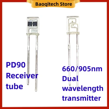 20 pairs PD90 receiver tube 660/905nm dual wavelength transmitter blood oxygen sensor measuring instrument infrared diode