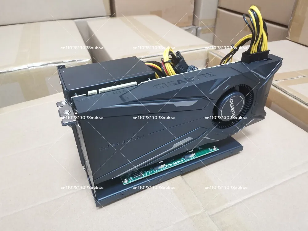New high-performance graphics card external PCIe4.0 x16 to SlimSAS 8654 rear half-height adapter card
