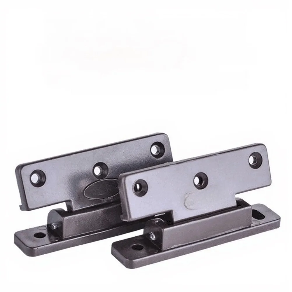 10pcs Flat Plastic Spring Hinges 54 x 12 mm for Cabinet Doors Black ABS Material Concealed Design Easy Installation
