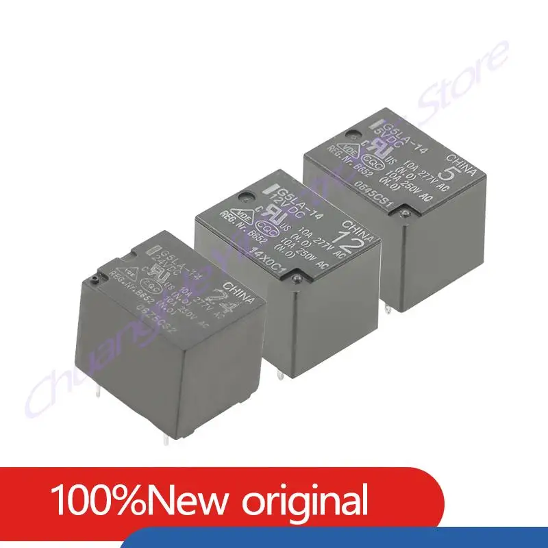 

5Pcs/Lot G5LA-14-5VDC G5LA-14-12VDC G5LA-14-24VDC G5LA-14 5VDC 12VDC 24VDC 10A 5Pin Relay