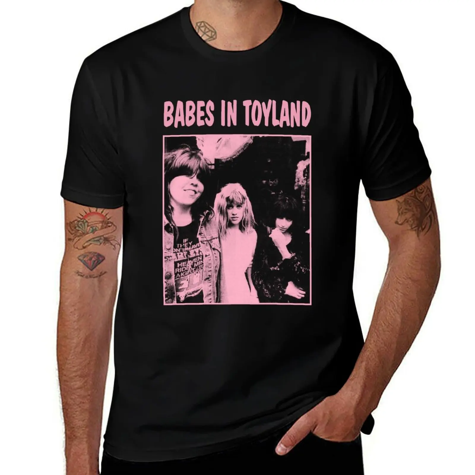 Babes In Toyland Pink T-Shirt Big Size Loose Fit Tee Shirt