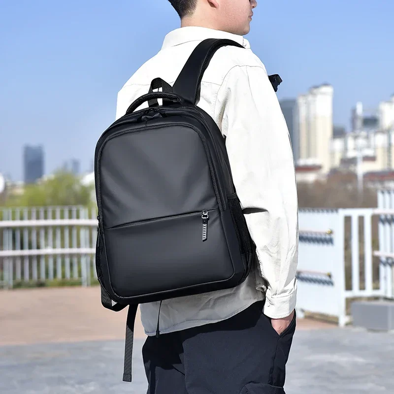Waterproof Backpack For Men New Minimalist Teenager Hiking Sports Back Pack Student backpacks Black Male 15.6-Inch Laptop Bag 가방