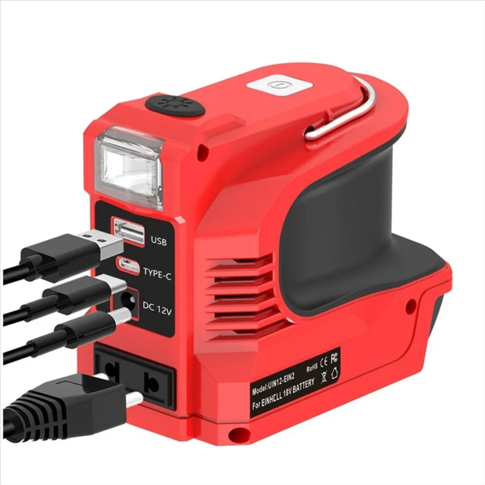 

18V 20V Power Inverter DC 20V to AC 110-120V USB ＆Type-C Power Adapter Converter Generator Multiple Charging Ports Inverter