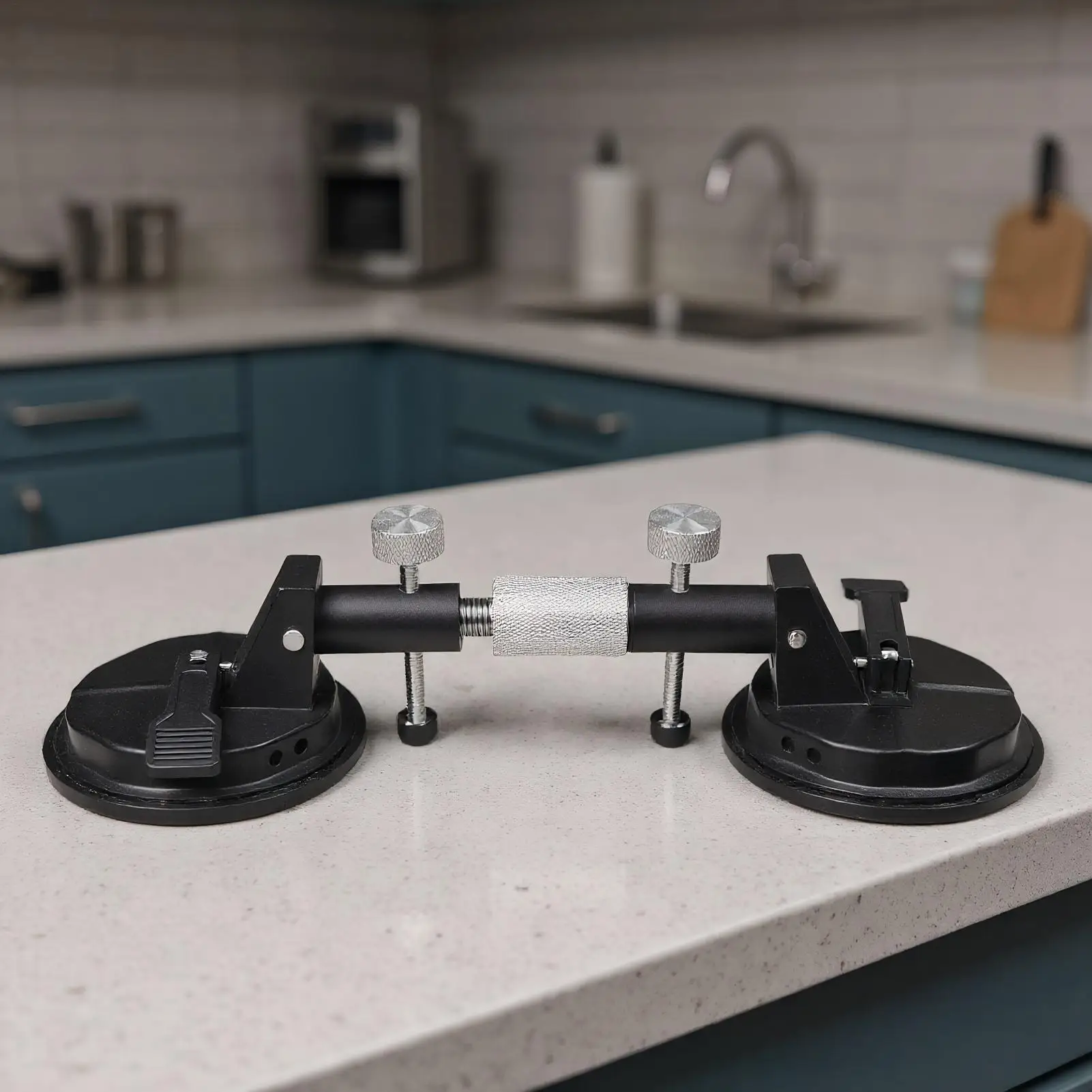 

Flooring Suction Cup Countertop Mounting Tool Heavy Duty Tile Gap Fixer Tool Suction Cup Tensioner Countertop Alignment Tool