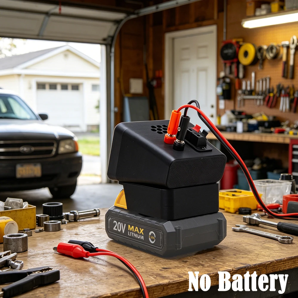 CNC Adjustable Power Supply For DEKO 20V Lithium Battery Voltage Stable DC Regulated Switching Portable (NO Battery)