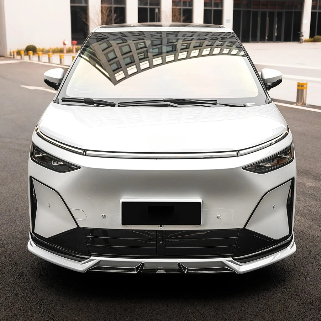 GOFY Sporty Front Lip Spoiler for Xpeng X9 PP Material Vacuum Formed Bumper Splitter Body Kit Modification Styling Upgrade