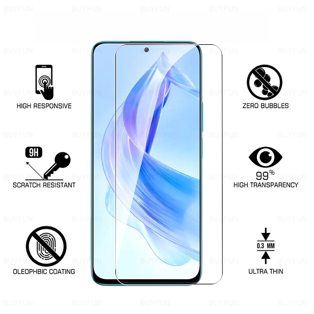 Pellicola salvaschermo 4 pezzi per Honor 90 Lite 5G vetro temperato protettivo Honer Honar 90 Lite Honor90 Light Honor90Lite 2023 6.7 pollici