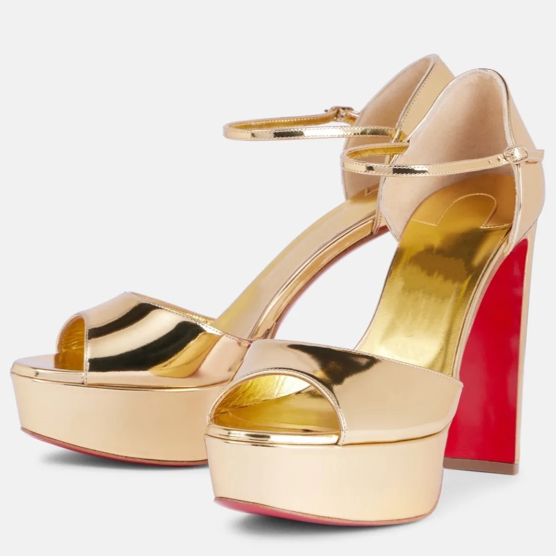 

Summer Women's New Fish Mouth Thick High Heel Sandals Waterproof Platform Fashion Show Party Wedding High Heel Sandals