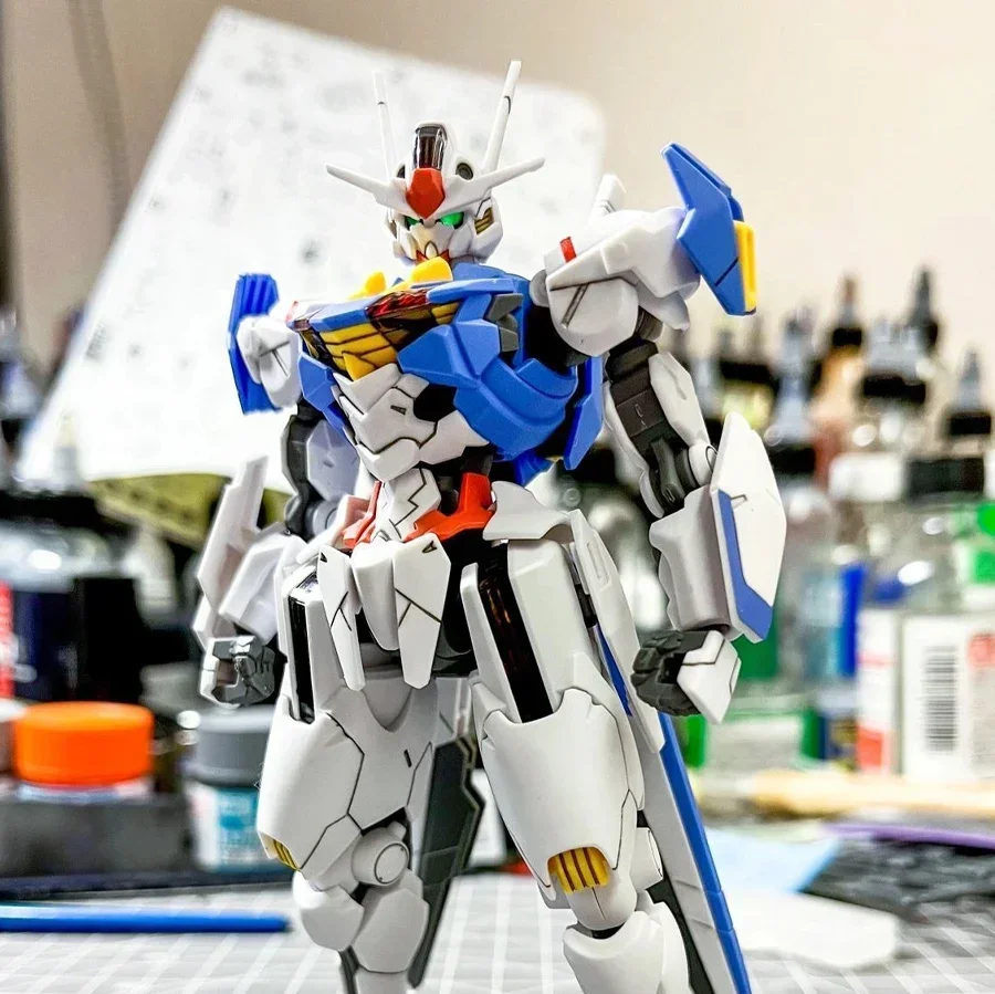 HG 1/144 Modello Blocco Animazione Ala Assemblato Action Figure Giocattolo con Accessori Collezione Perfetto per Regalo Giocattolo per Bambini