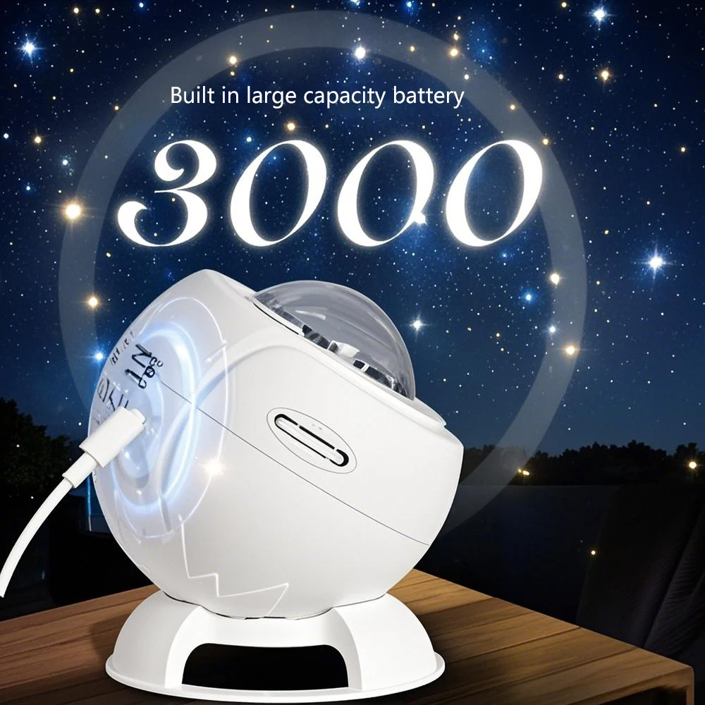 

LED Polar Light Projection Lamp 3000 mAh For Living Room Bedroom Party Children's Room Starry Night Projection Children's Gift