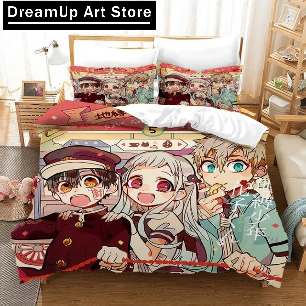 Toilet-bound Hanako-kun Bedding Set Duvet Cover Bed Set Quilt Cover Twin Single Full Queen King Size Boys Adult Home Textile