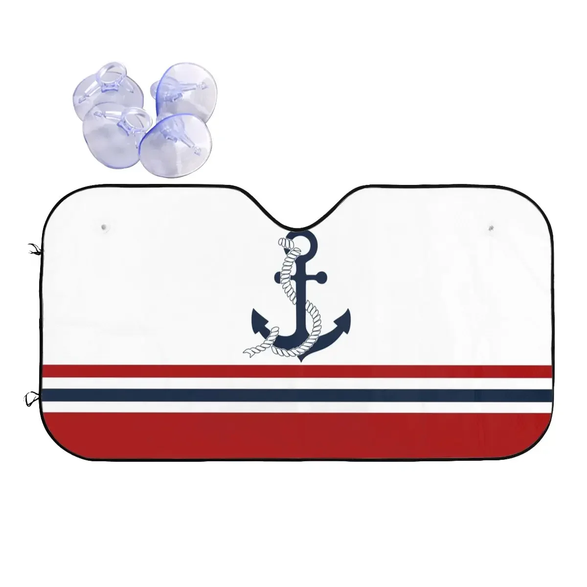 

Парусные корабли, модный солнцезащитный козырек для морского океана, ветровое стекло, синий морской якорь, руль, темно-синий солнцезащитный козырек, солнцезащитная занавеска