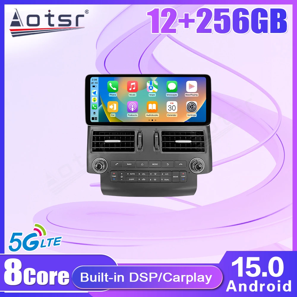 256G For Infiniti FX35 FX45 2003-2006 Android 15.0 Car Radio Stereo Multimedia Player GPS Navigation Wireless Carplay Head Unit