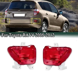For Toyota RAV4 2005-2012 Rear Bumper Reflector Lights (no bulb) Tail Parking Brake Light Warming Signal 81456-42010 81457-42010