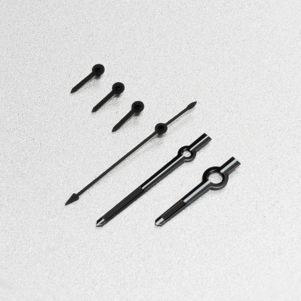 Movimiento VK63 VK63A negro/blanco versión de rueda de fecha/disco 3H con manecillas de reloj VK63 luminosas accesorios de aguja de reloj de 6 manecillas