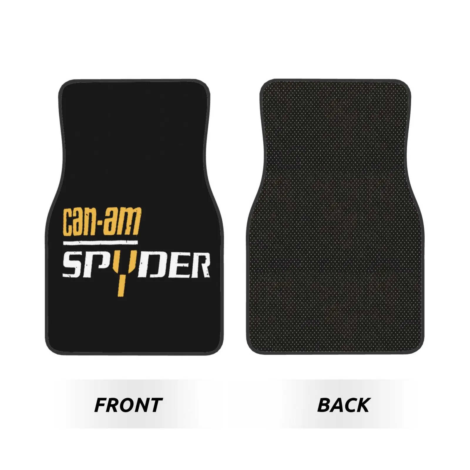 Can-Am Theme Printed Car Floor Mat 4-piece Set Suitable for All Car Floor Mats Car Accessories Crystal Velvet