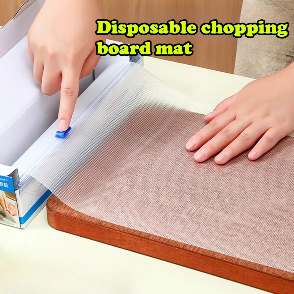 Disposable Cutting Board Mats Non‑Slip Kitchen Chopping Paper for Meat Fruit Baby Food Outdoor Portable Food Prep Surface Sheets