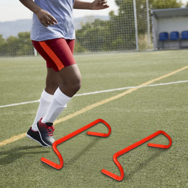 Agility Training Speed Hurdles, Traseira De Prática De Futebol, Treino De Futebol, Barra De Barramento, Laranja, 15cm