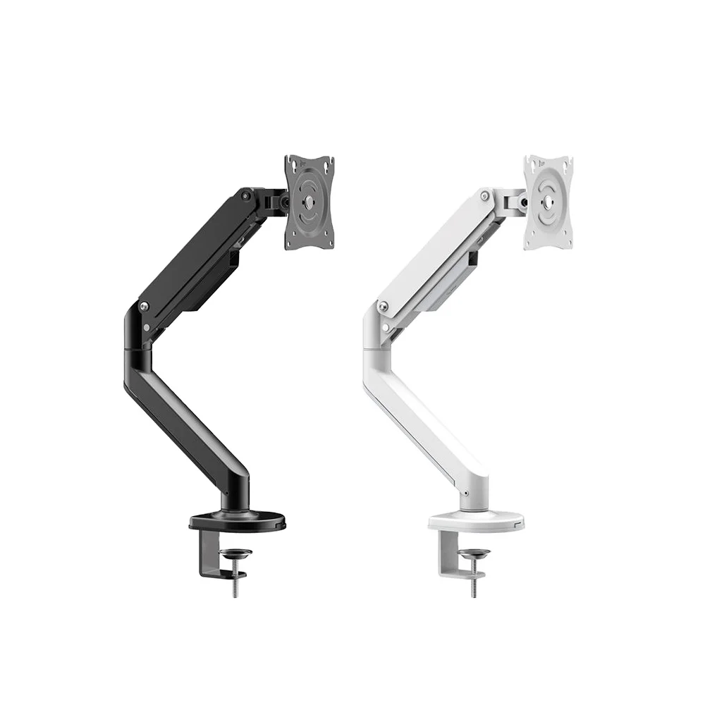 Wholesale Modern Office Flexible Gas Spring Desk Laptop Mount and Computer Adjustable Single Gas Monitor Arm