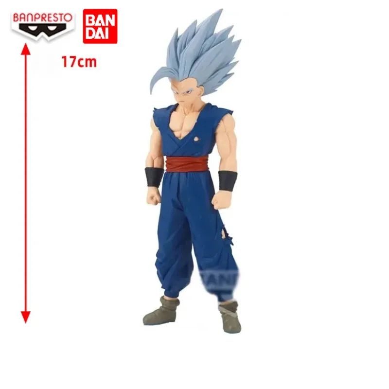 Bandai BANPRESTO Original DXF Seven Dragon Ball Super Beast Superhero Saiyan Sun Wufan Model Decoration