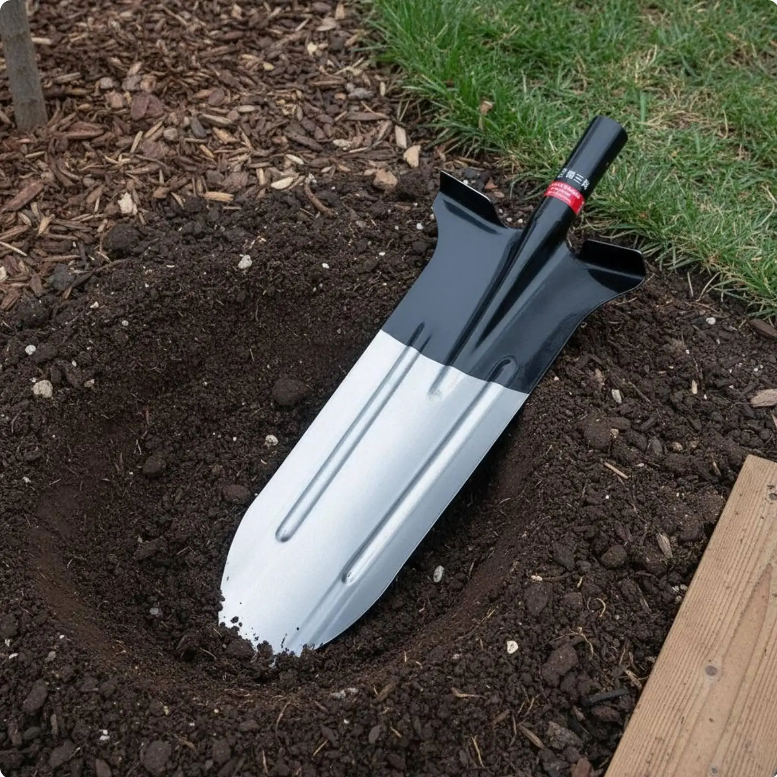 Professional Spade Digging Shovel Manganese Steel Reinforced Tool Durable Trenching Equipment for Yard Garden