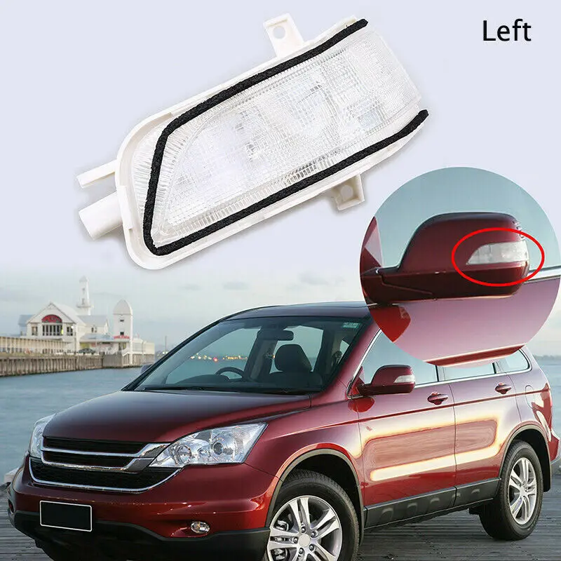 Car Left Side Rearview Mirror Turn Signal LED Light Rear View Repeater for HONDA CRV 2007-2011 Crosstour 2011-2016