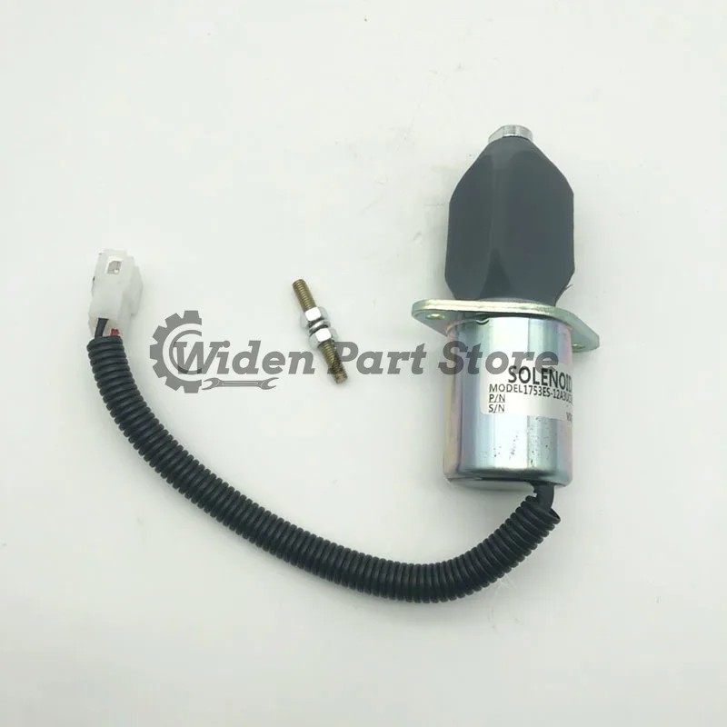 1753ES-12A3UC5B1S1 SA-3840-T 119807-77800 Fuel Stop Solenoid 12V for Yanmar Mini Excavator B27-2 B22 B50-2