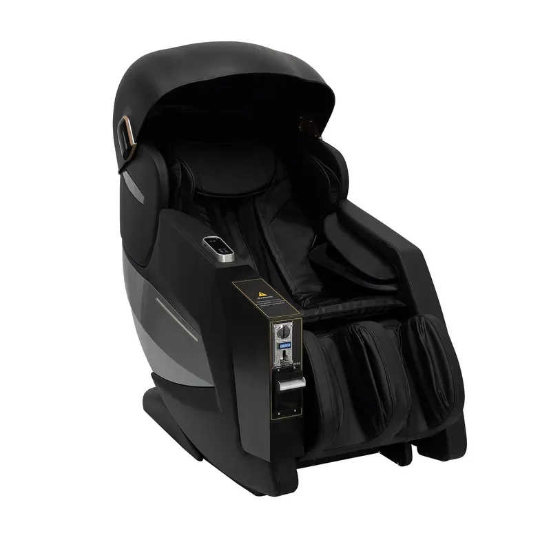 Electric Zero Gravity 2d Full Body Commercial Sales Credit Card Coin Bill Operation Chair Market Use Massage Chair with Cover