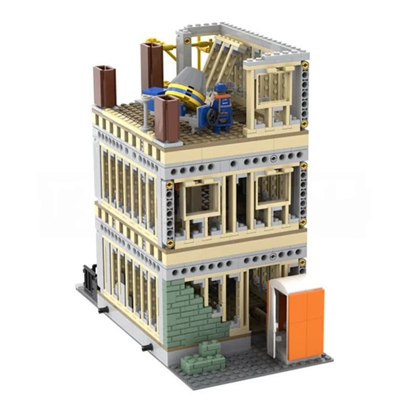 Blocs de Construction MOC sous Construction, jouet d'architecture à monter soi-même, améliore la créativité des enfants, cadeau de compétences opérationnelles, 1281 pièces