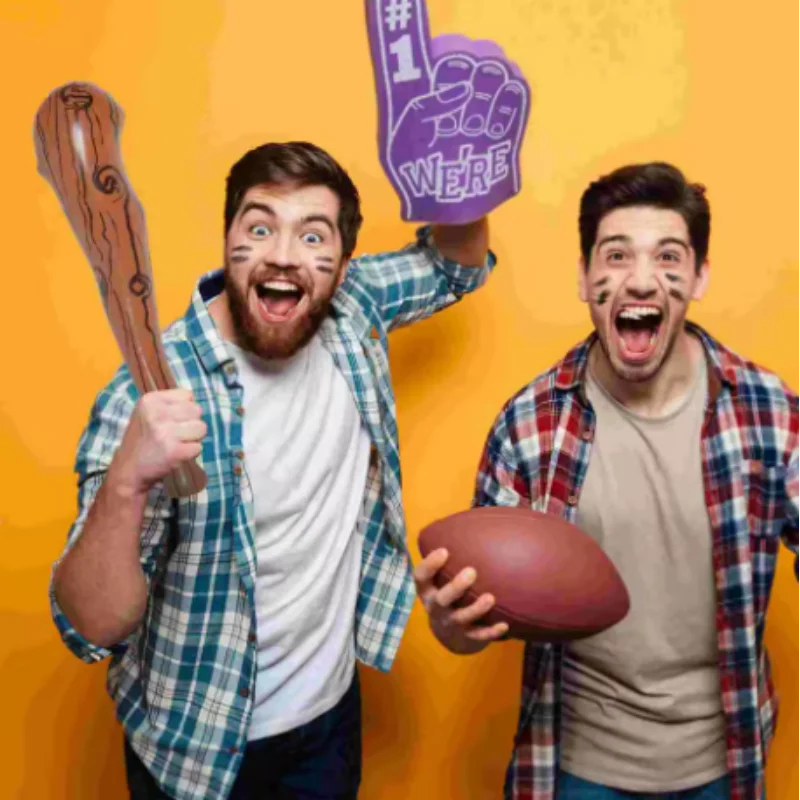 Bastão de beisebol inflável 90cm, madeira falsa, pvc, suprimentos para festa esportiva, bastões de torcendo reutilizáveis, decorações para meninos, presentes de brinquedo