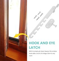 Window Locks Child Safety Window Support Hook Latches Adjustable Limiter Latch Security Bars Flat Cats Child Door Stay Open