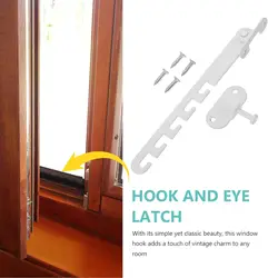 Window Locks Child Safety Window Support Hook Latches Adjustable Limiter Latch Security Bars Flat Cats Child Door Stay Open