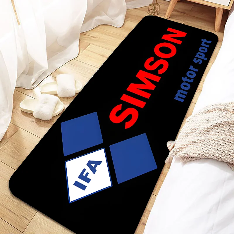 Alfombrilla antideslizante para puerta de Los Simpson, felpudo lavable para cocina, sala de estar, pasillo, Baño