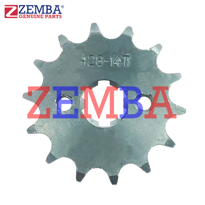 

428-14T 1045 STEEL FRONT SPROCKET BLACK COLOR FOR C100 C110 WIN100 ECO100