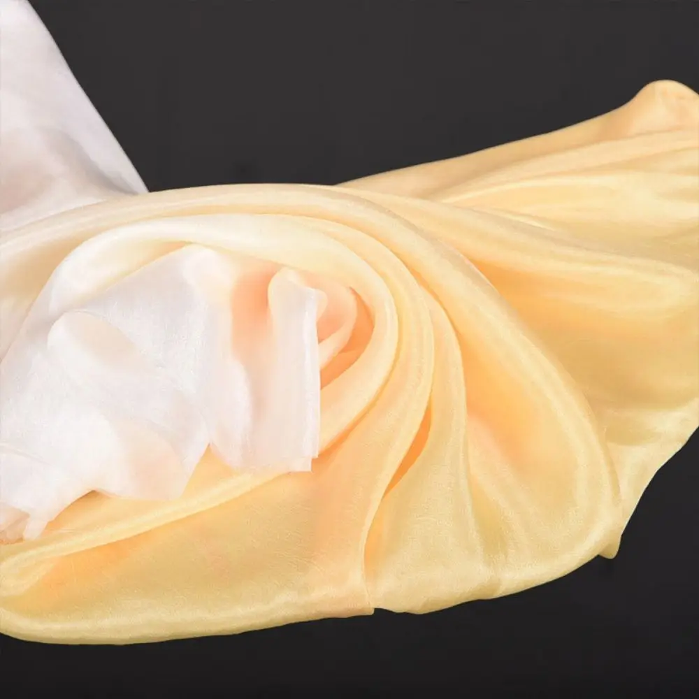 

31cm Bamboo Chinese Short Bellydance Fan 10/20cm Half Circle Silk 10 Styles Children Bamboo Fans Colorful Hand Dye Adults Fan