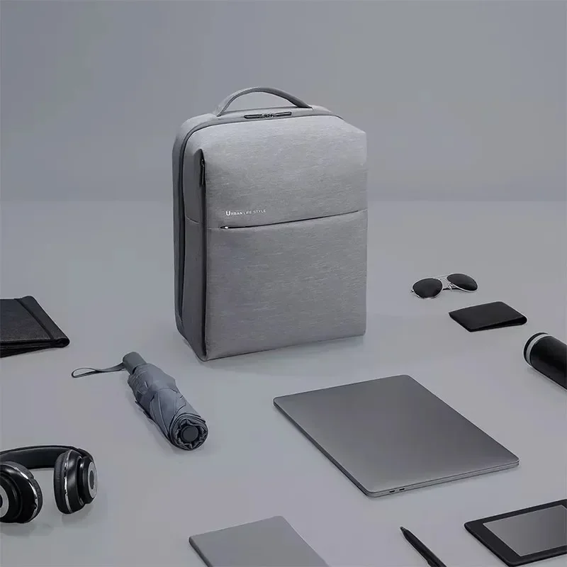 Xiaomi Zaino urbano minimalista 2 Zaino per laptop da 15,6 pollici per uomo e donna Borsa per computer Zaino per notebook da 15 litri impermeabile