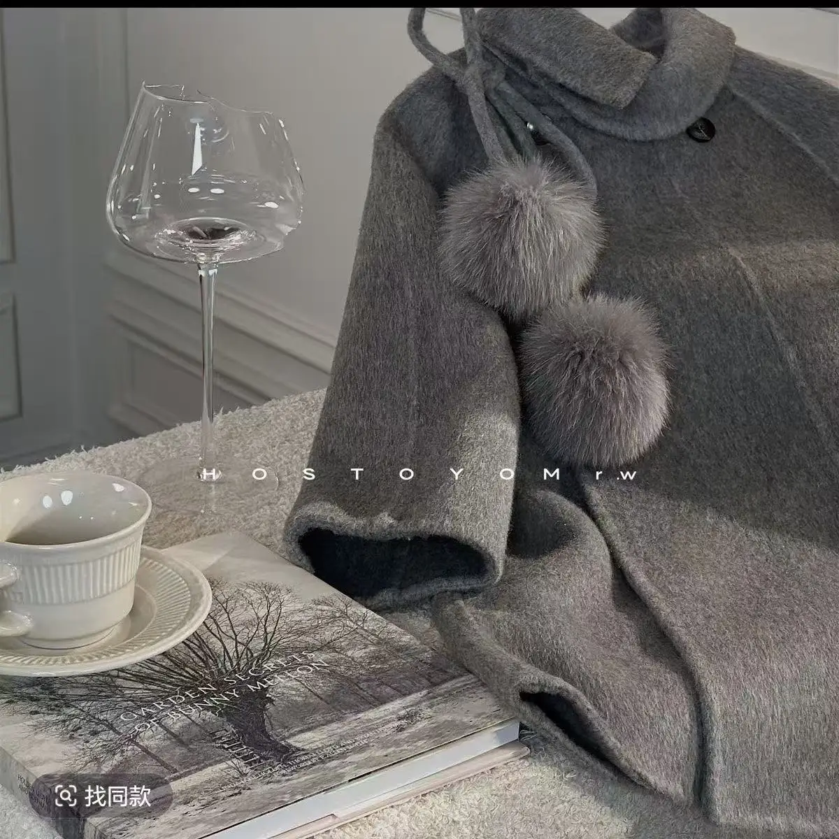 Autumn and Winter High end Girls' Double sided Cashmere Coat Children's Fashion Wool Korean Edition Woolen Coat