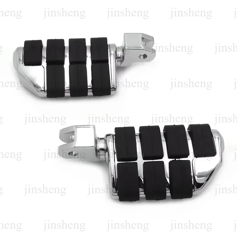 For Yamaha 1999-2009 V-Star 1100 Custom, 1998-2015 V-Star 650 Custom, 1985-2008 V-Max, Motorcycle Front Foot Rest Pegs
