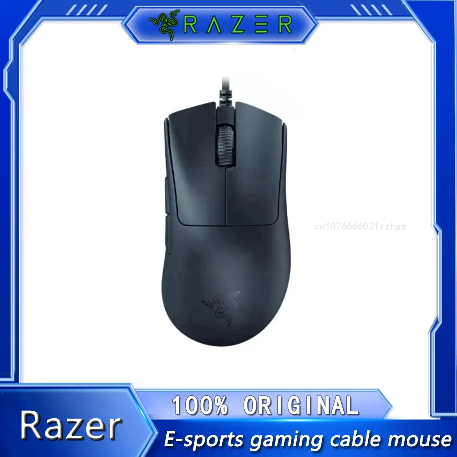 Razer DeathAdder V3 Wired Gaming Esports Mouse 59g Ultra-Lightweight Ergonomic Form Focus Pro 30K Optical Sensor