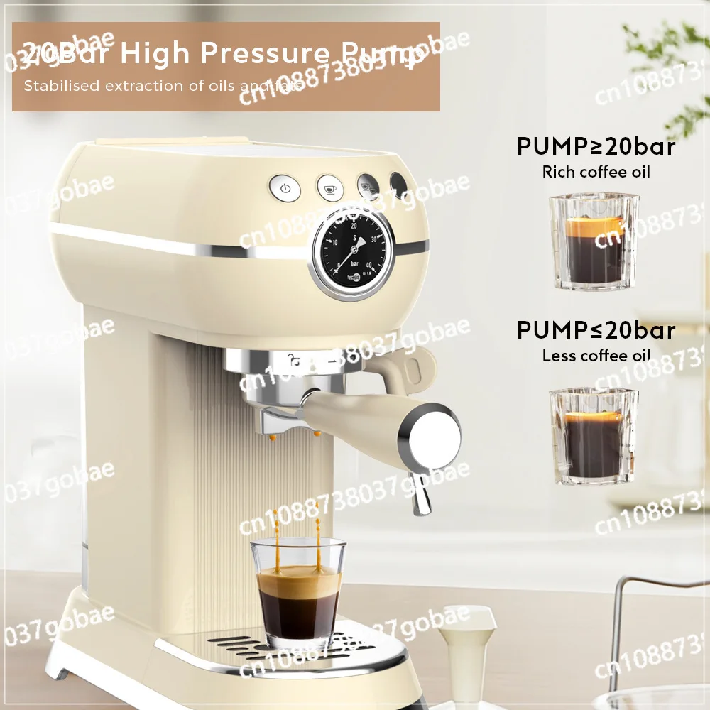 Hot-selling retro coffee machine Home Italian semi-automatic coffee machine