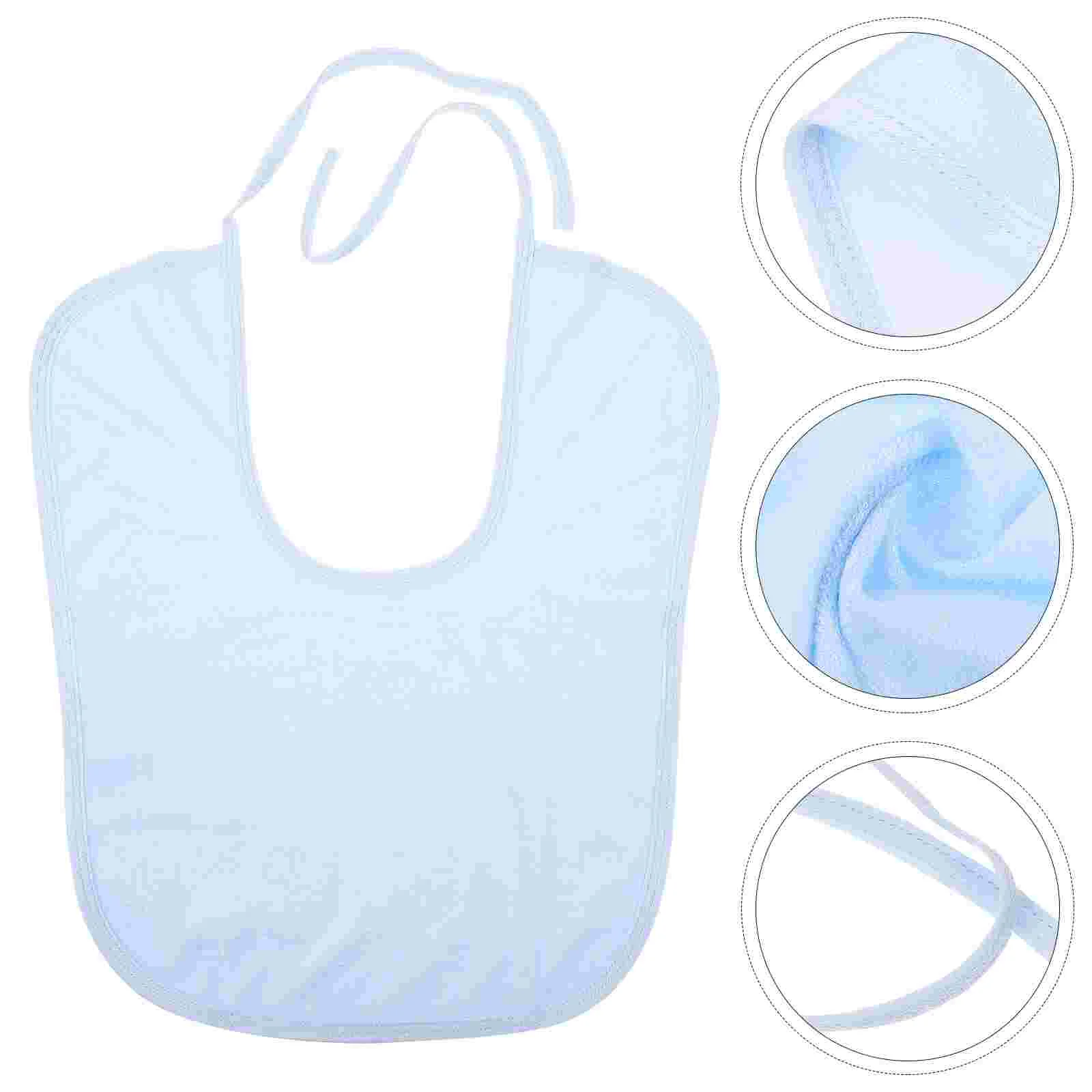 

Waterproof Adult Bib Elderly Eating Burp Cloth Portable Saliva Towel Clothing Protector Bamboo Comfortable