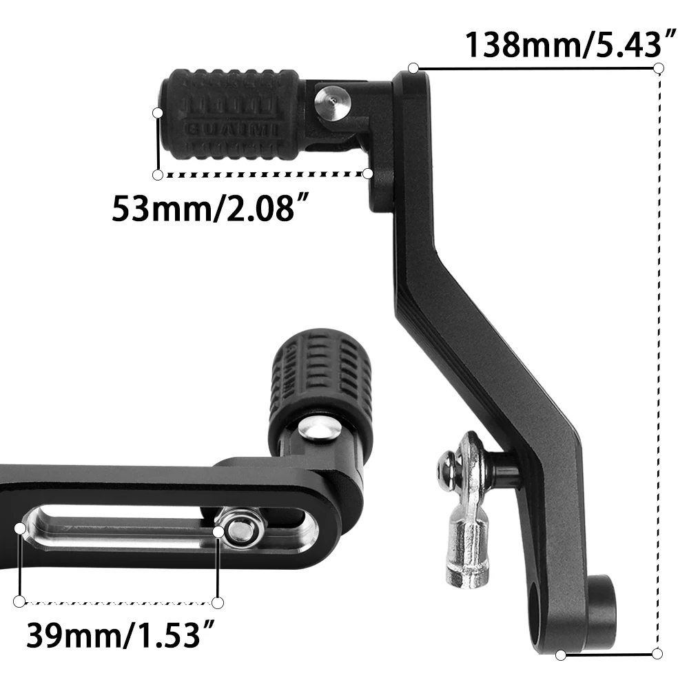 Motorcycle Aluminum Adjustable Folding Gear Shifter Shift Pedal Lever For YAMAHA Tenere 700 Tenere700 XTZ 700 T700 T7 2019-2024
