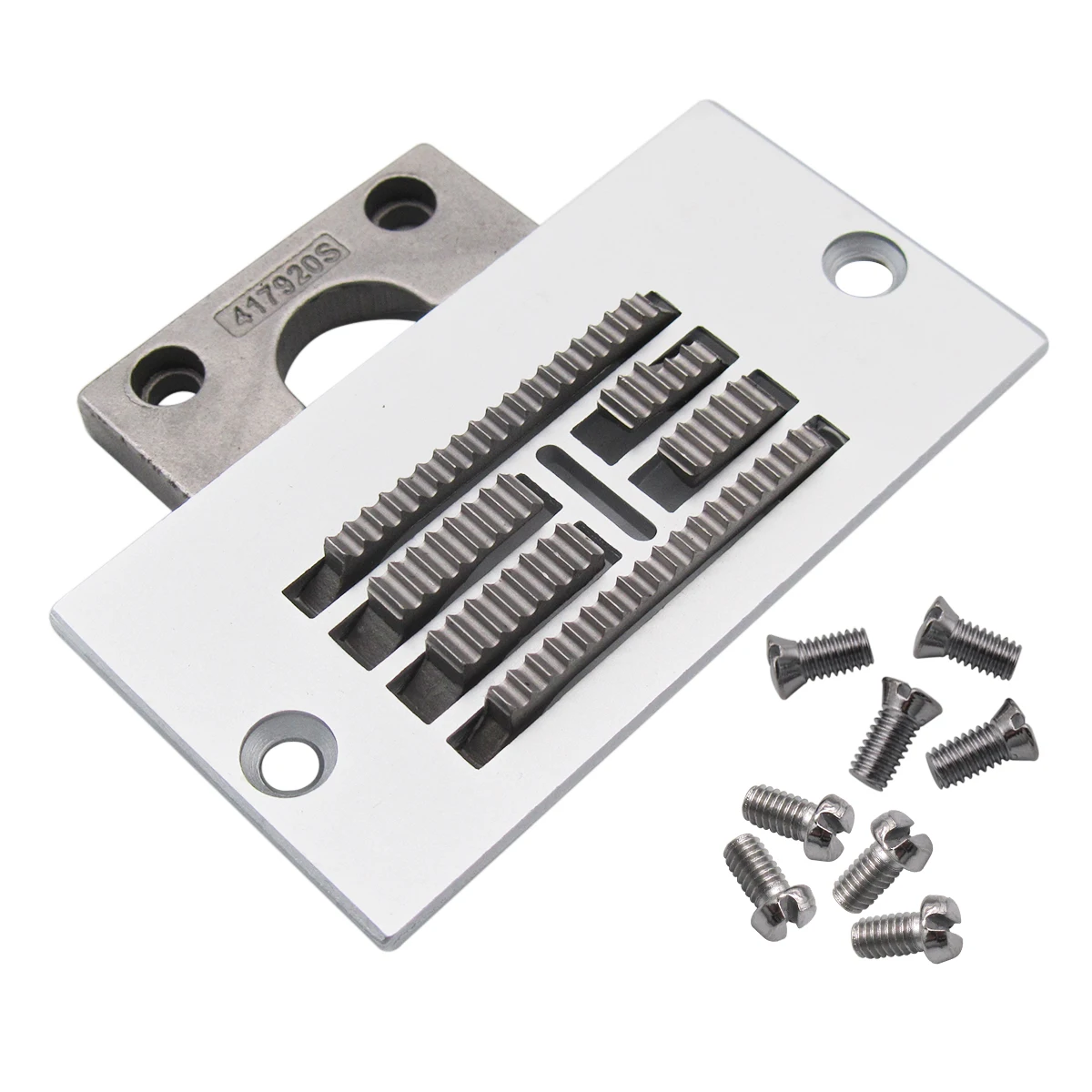 1 SET Needle Plate & Feed Dog & Screw # #282188+417920 FIT FOR SINGER 107W 457G 457U Zig-Zag Sewing Machine