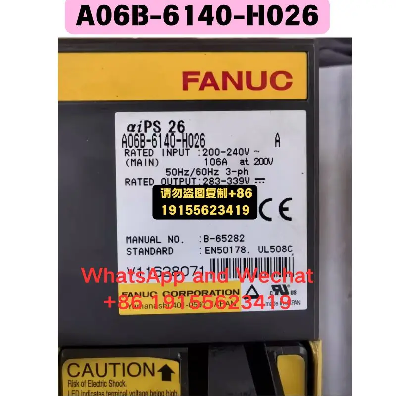 Used OEM disassembled parts A06B-6140-H026 Driver Functional test OK Fast delivery